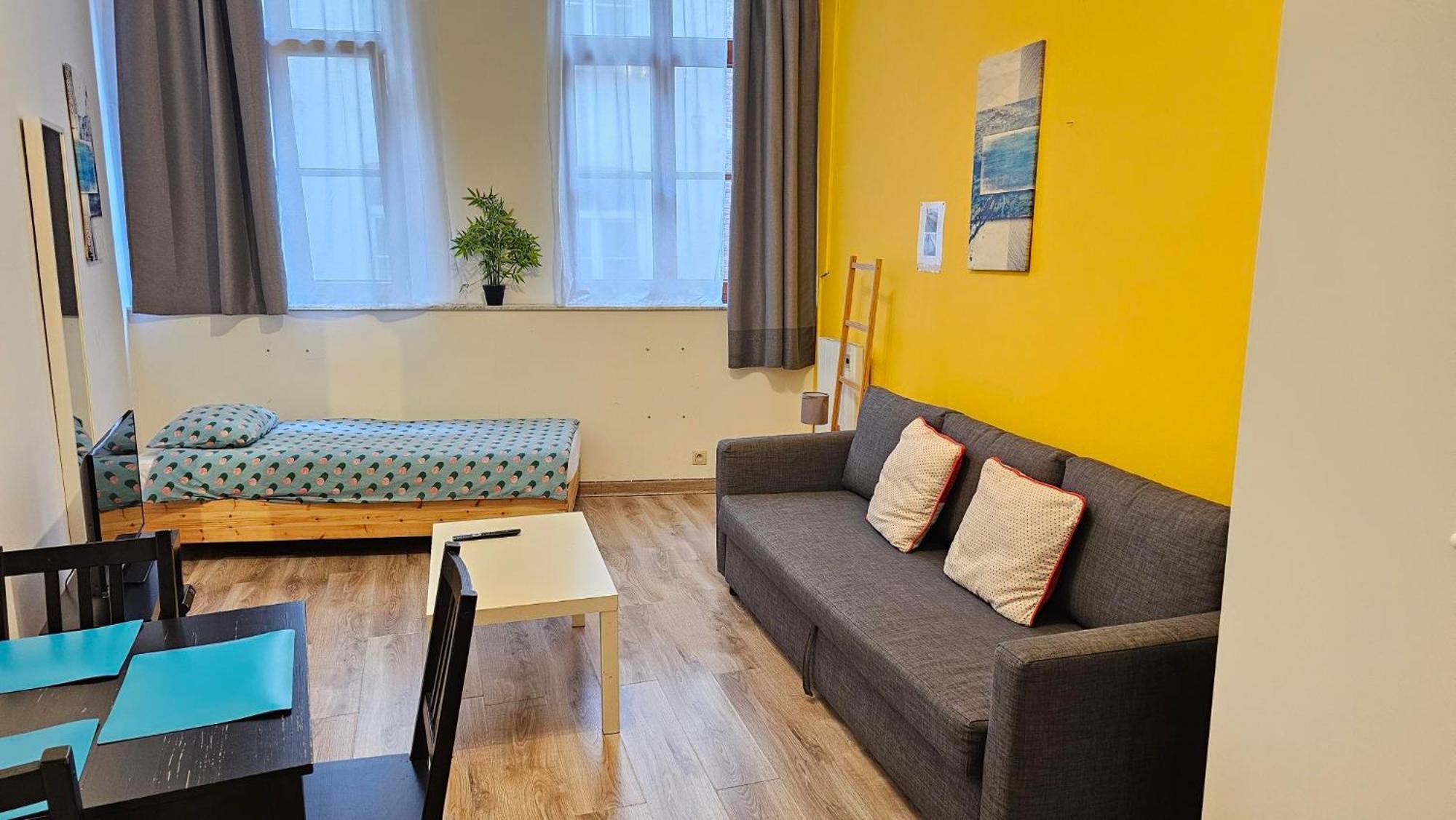 Apartamento Chez Esmara Et Philippe Fourche Bruselas Habitación foto